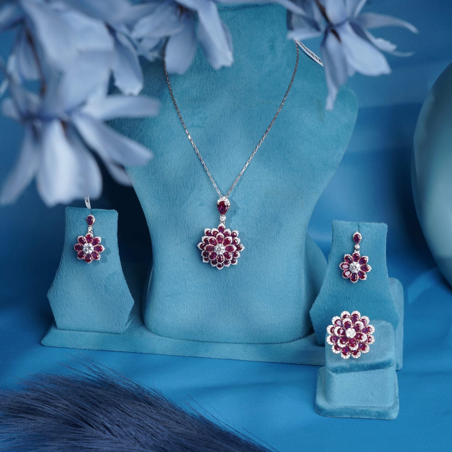 Moissanite & Silver Brilliance Set