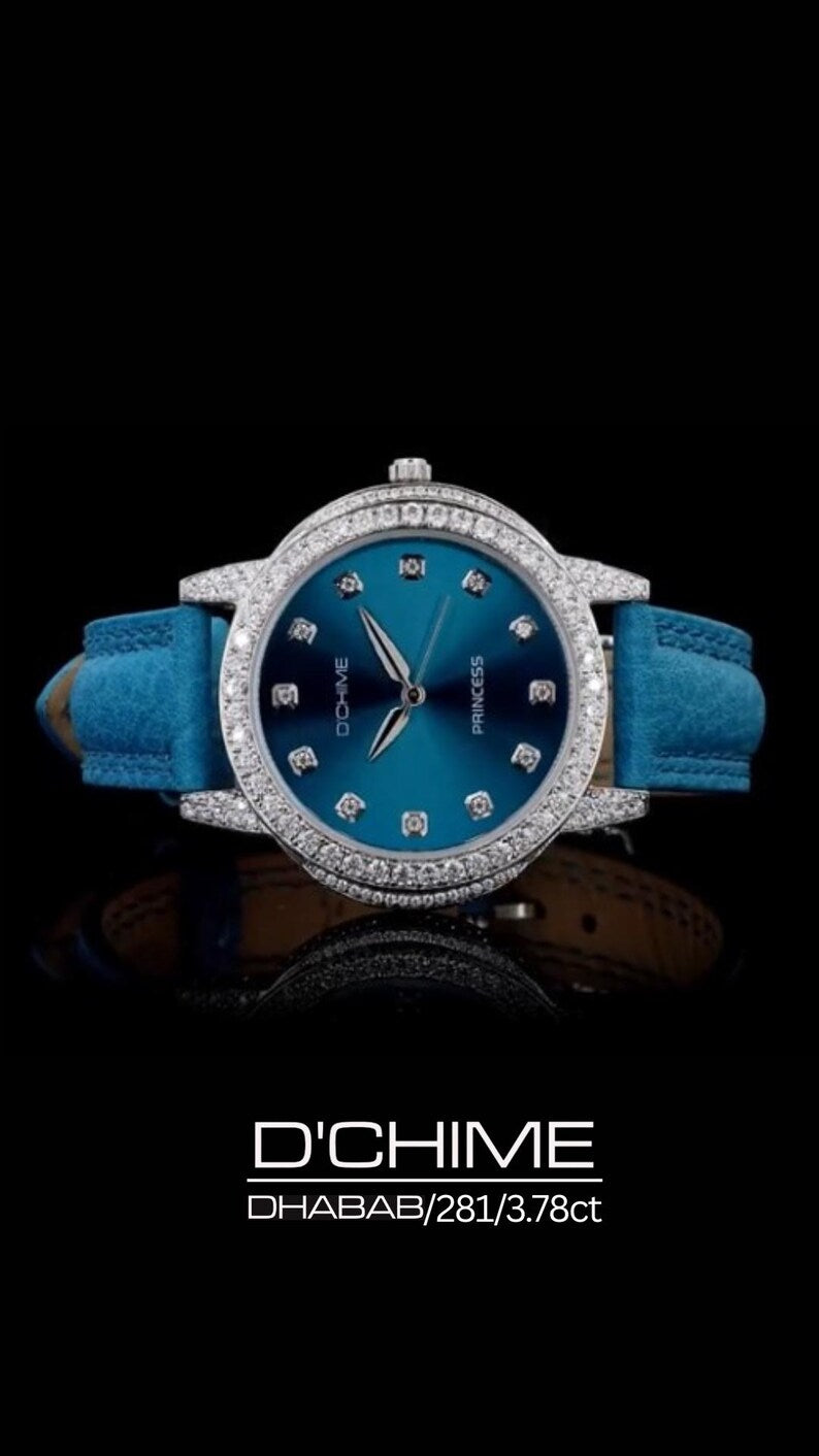 Moissanite Diamond  Watch