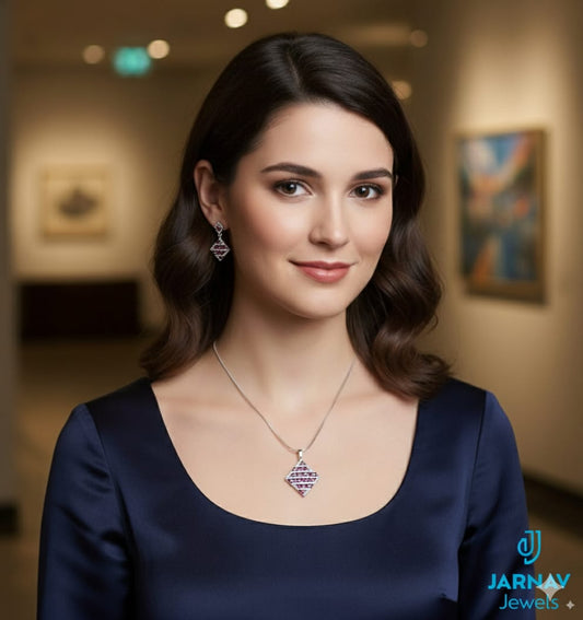 Moissanite the Geometric/Triangle Apex Set 🖤